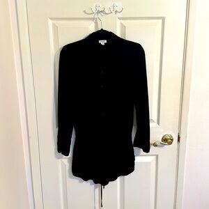 Adorable Splendid rayon romper size small.  EUC.  Long sleeved, black.